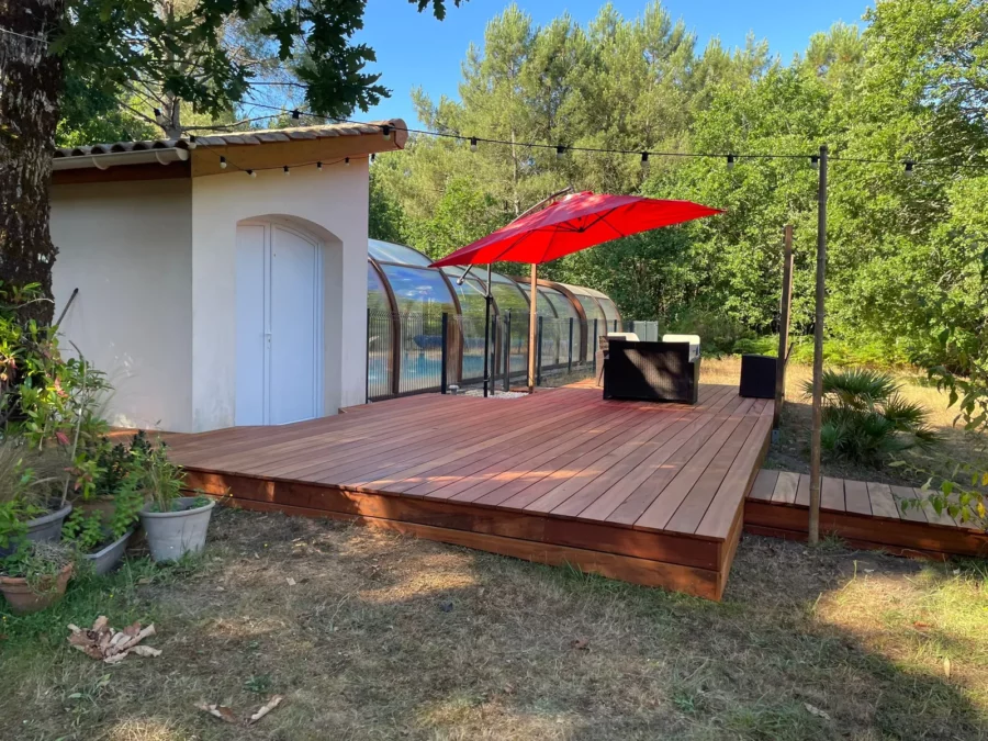 Terrasse en muiracatiara sur deux plateformes — photo 3 sur 8