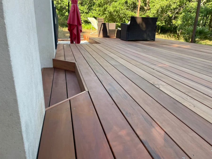 Terrasse en muiracatiara sur deux plateformes — photo 8 sur 8